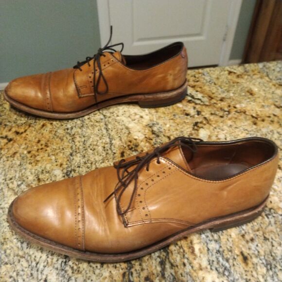 Allen Edmonds Clifton Mens Dress Shoes Chestnut Brown Leather Size 9.5 D US - Picture 1 of 13
